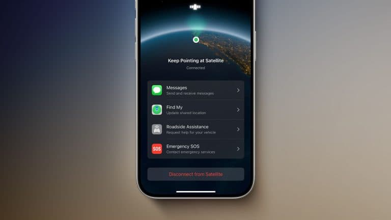 iPhone Satellite Feature